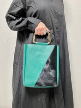 画像をギャラリービューアに読み込む, Rak:M ラクエム ハラココンビハンドルバッグ(牛革×ハラコ) LHB-001