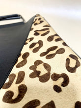 画像をギャラリービューアに読み込む, Rak:M ラクエム ハラココンビハンドルバッグ(牛革×レオパード) LHB-003