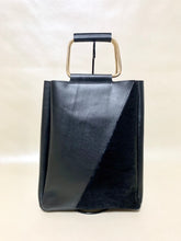 画像をギャラリービューアに読み込む, Rak:M ラクエム ハラココンビハンドルバッグ(牛革×ハラコ) LHB-004